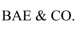 BAE & CO. trademark
