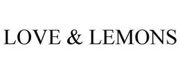 LOVE & LEMONS trademark