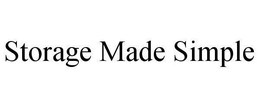 STORAGE MADE SIMPLE trademark