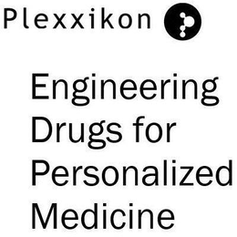 PLEXXIKON ENGINEERING DRUGS FOR PERSONALIZED MEDICINE trademark