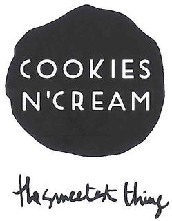 COOKIES N' CREAM THE SWEETEST THING trademark