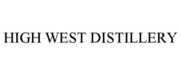 HIGH WEST DISTILLERY trademark