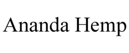 ANANDA HEMP trademark