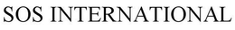 SOS INTERNATIONAL trademark