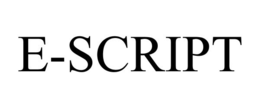 E-SCRIPT trademark