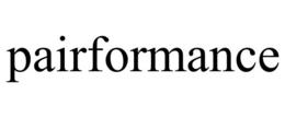 PAIRFORMANCE trademark