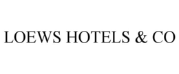 LOEWS HOTELS & CO trademark