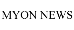 MYON NEWS trademark