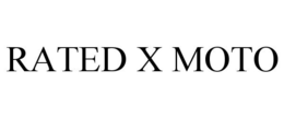 RATED X MOTO trademark