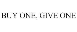 BUY ONE, GIVE ONE trademark