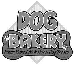 DOG BAKERY FRESH BAKED ALL NATURAL DOG TREATS trademark