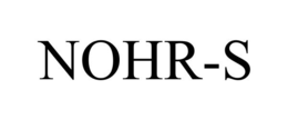 NOHR-S trademark