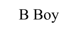 B BOY trademark