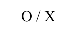 O / X trademark
