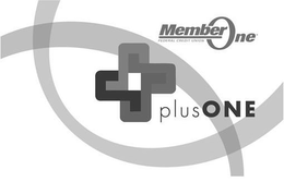 MEMBER ONE FEDERAL CREDIT UNION + PLUSONE trademark