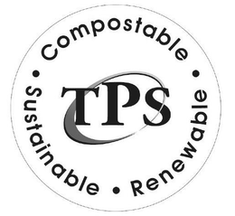 TPS COMPOSTABLE · RENEWABLE · SUSTAINABLE trademark