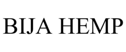BIJA HEMP trademark