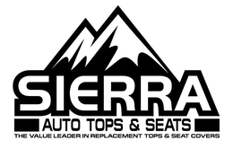SIERRA AUTO TOPS & SEATS THE VALUE LEADER IN REPLACEMENT TOPS & SEAT COVERS trademark