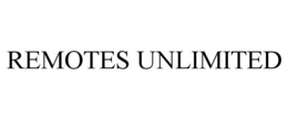REMOTES UNLIMITED trademark