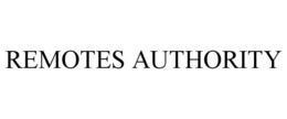 REMOTES AUTHORITY trademark