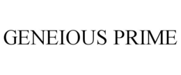 GENEIOUS PRIME trademark