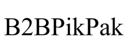 B2BPIKPAK trademark