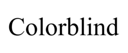 COLORBLIND trademark