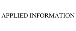 APPLIED INFORMATION trademark