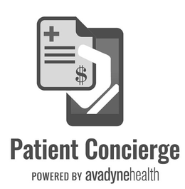 PATIENT CONCIERGE POWERED BY AVADYNEHEALTH trademark