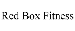 RED BOX FITNESS trademark