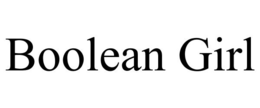 BOOLEAN GIRL trademark