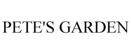 PETE'S GARDEN trademark