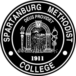 SPARTANBURG METHODIST COLLEGE 1911 DEUS PROVIDET TOIL MANUAL CHRISTIAN CHARACTER MENTAL CULTURE trademark