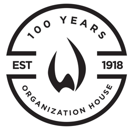 W EST 1918 100 YEARS ORGANIZATION HOUSE trademark