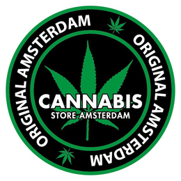 CANNABIS STORE AMSTERDAM ORIGINAL AMSTERDAM trademark