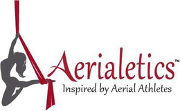 AERIALETICS INSPIRED BY AERIAL ATHLETES trademark