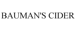 BAUMAN'S CIDER trademark