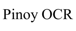 PINOY OCR trademark