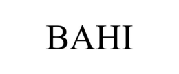 BAHI trademark