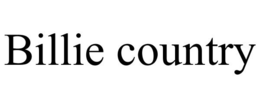 BILLIE COUNTRY trademark