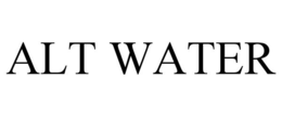 ALT WATER trademark