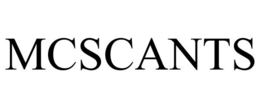 MCSCANTS trademark
