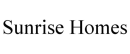 SUNRISE HOMES trademark