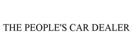 THE PEOPLE'S CAR DEALER trademark