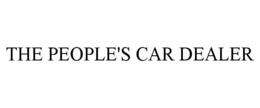 THE PEOPLE'S CAR DEALER trademark