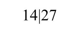 14|27 trademark