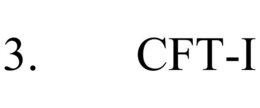 3. CFT-I trademark