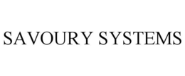SAVOURY SYSTEMS trademark
