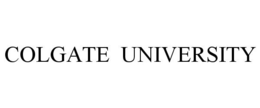 COLGATE UNIVERSITY trademark