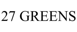 27 GREENS trademark